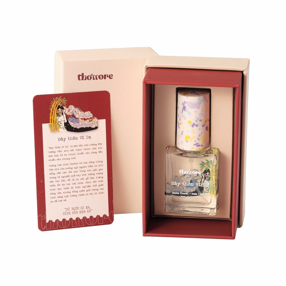 Nước hoa thơmore đây thôn vĩ dạ hộp mở 10ml có nền