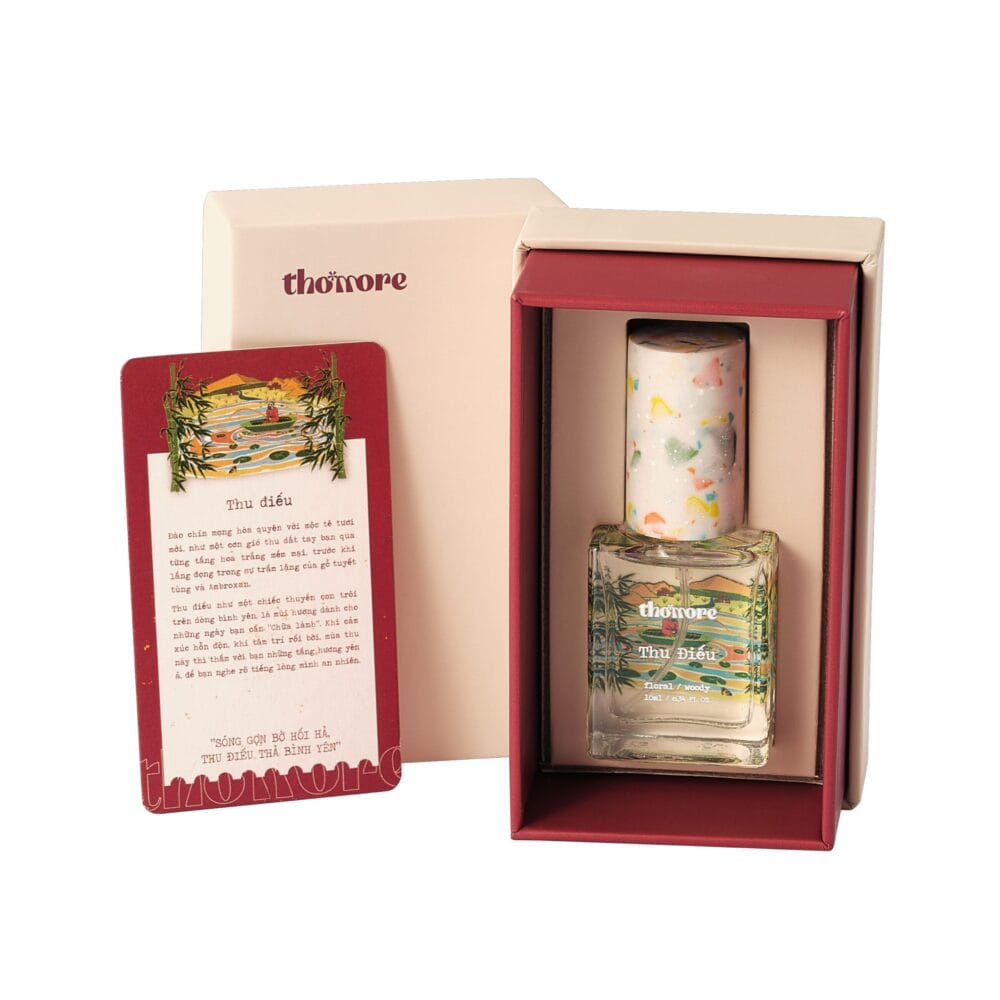 Nước hoa thơmore thu điếu chai mặt chính 10ml có nền
