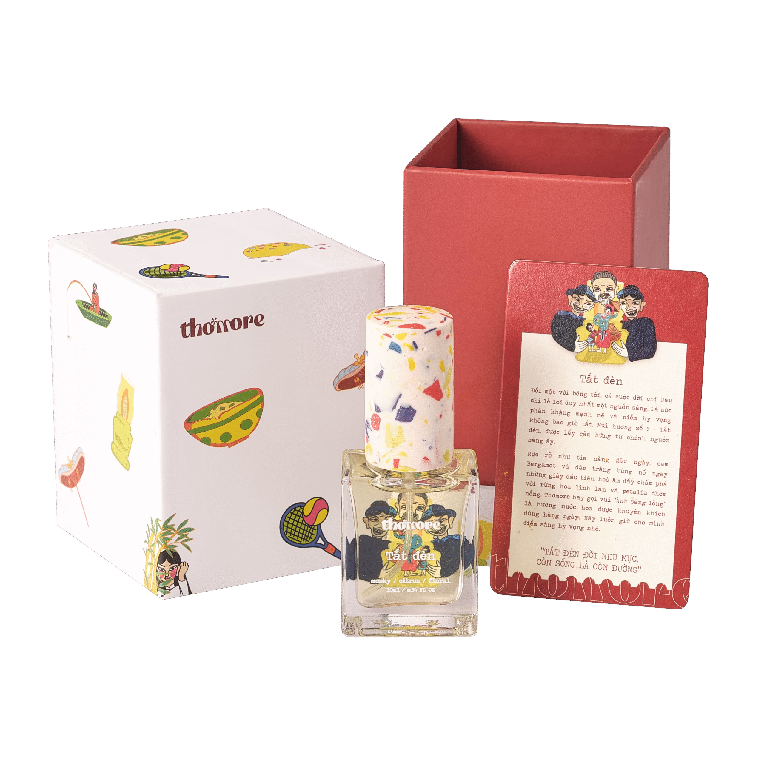 nước hoa thomore blind box tắt đèn