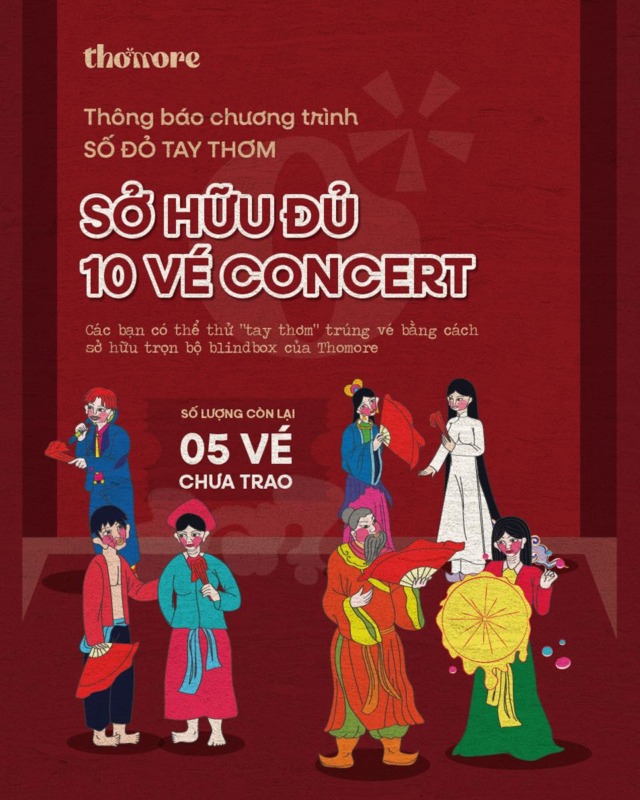 THƠM CHỈ CÒN 05 TẤM VÉ CUỐI CÙNG DÀNH TẶNG CÁC BẠN YÊU VĂN HÓA 13 NUOC HOA THOMORE THOM CHI CON 05 TAM VE CUOI CUNG DANH TANG CAC BAN YEU VAN HOA