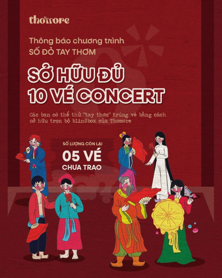 THƠM CHỈ CÒN 05 TẤM VÉ CUỐI CÙNG DÀNH TẶNG CÁC BẠN YÊU VĂN HÓA 10 NUOC HOA THOMORE THOM CHI CON 05 TAM VE CUOI CUNG DANH TANG CAC BAN YEU VAN HOA