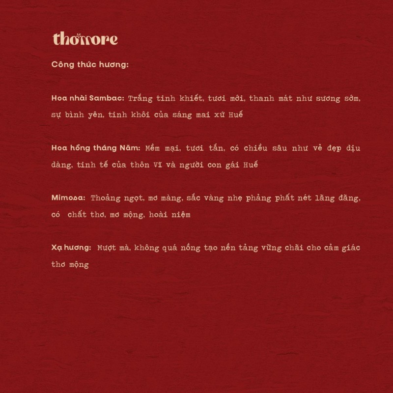 BỘ SƯU TẬP ĐẦU TIÊN: NỐT HƯƠNG VĂN CHƯƠNG VIỆT NAM - ĐÂY THÔN VĨ DẠ 4 HANH TRINH THUONG HIEU THOMORE VA BO SUU TAP DAU TIEN NOT HUONG VAN CHUONG VIET NAM CAM NHAN DAY THON VI DA 1