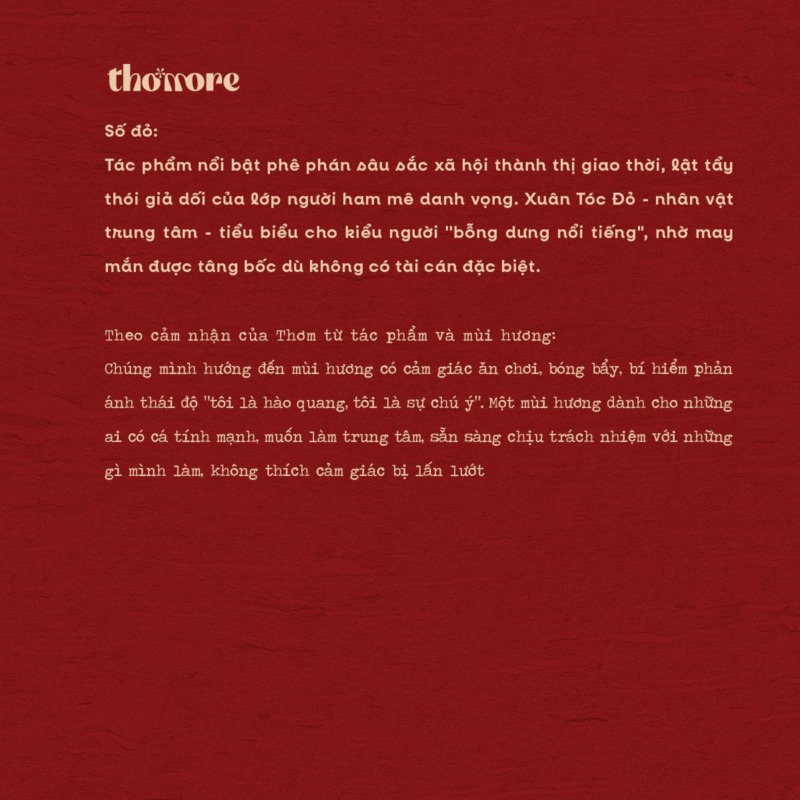 HANH TRINH THUONG HIEU THOMORE VA BO SUU TAP DAU TIEN NOT HUONG VAN CHUONG VIET NAM CAM NHAN SO DO