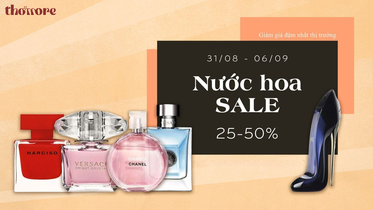 Các dịp thường sale nước hoa chính hãng trong năm