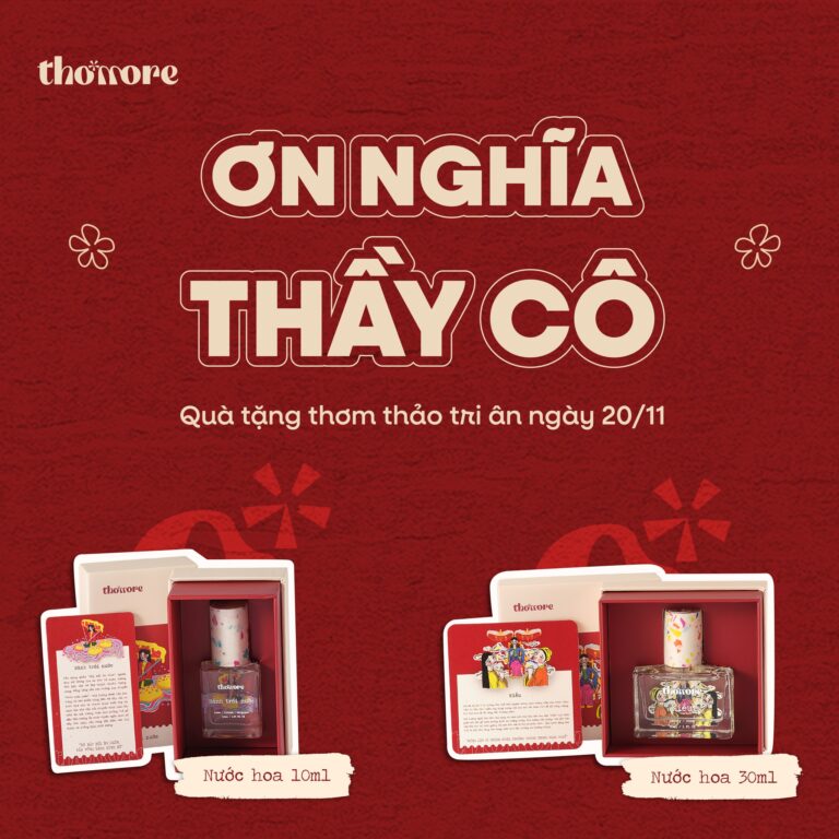QUÀ THƠM TRI ÂN 20-11: ƠN NGHĨA THẦY CÔ 1 NUOC HOA THOMORE QUA THOM TRI AN 20 11 ON NGHIA THAY CO