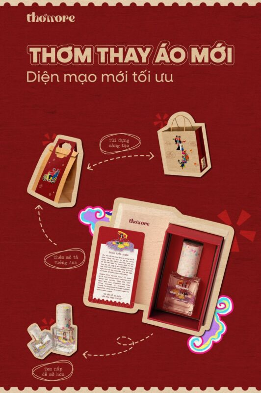 THƠM THAY ÁO MỚI - CHO TRẢI NGHIỆM TỐI ƯU 1 THOMORE THOM THAY AO MOI