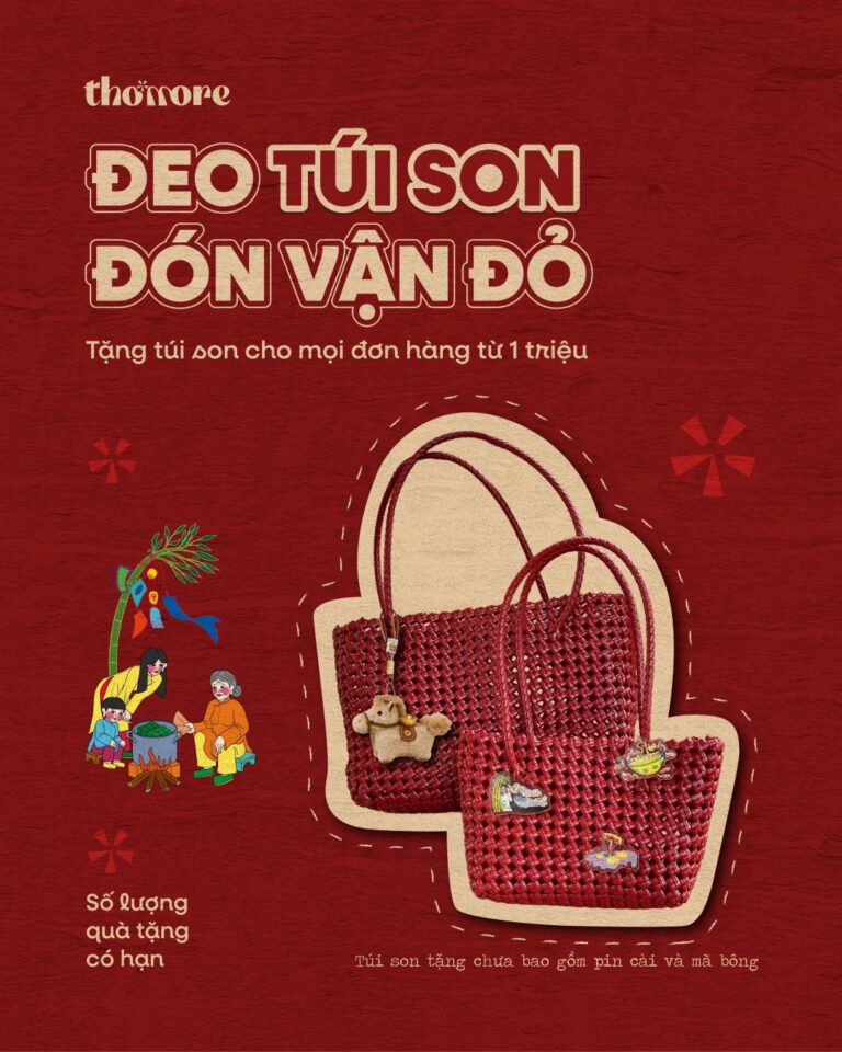 ĐEO TÚI SON THỦ CÔNG - GÓI TRỌN VẬN ĐỎ HỒNG 2 DEO TUI SON THU CONG GOI TRON VAN DO HONG