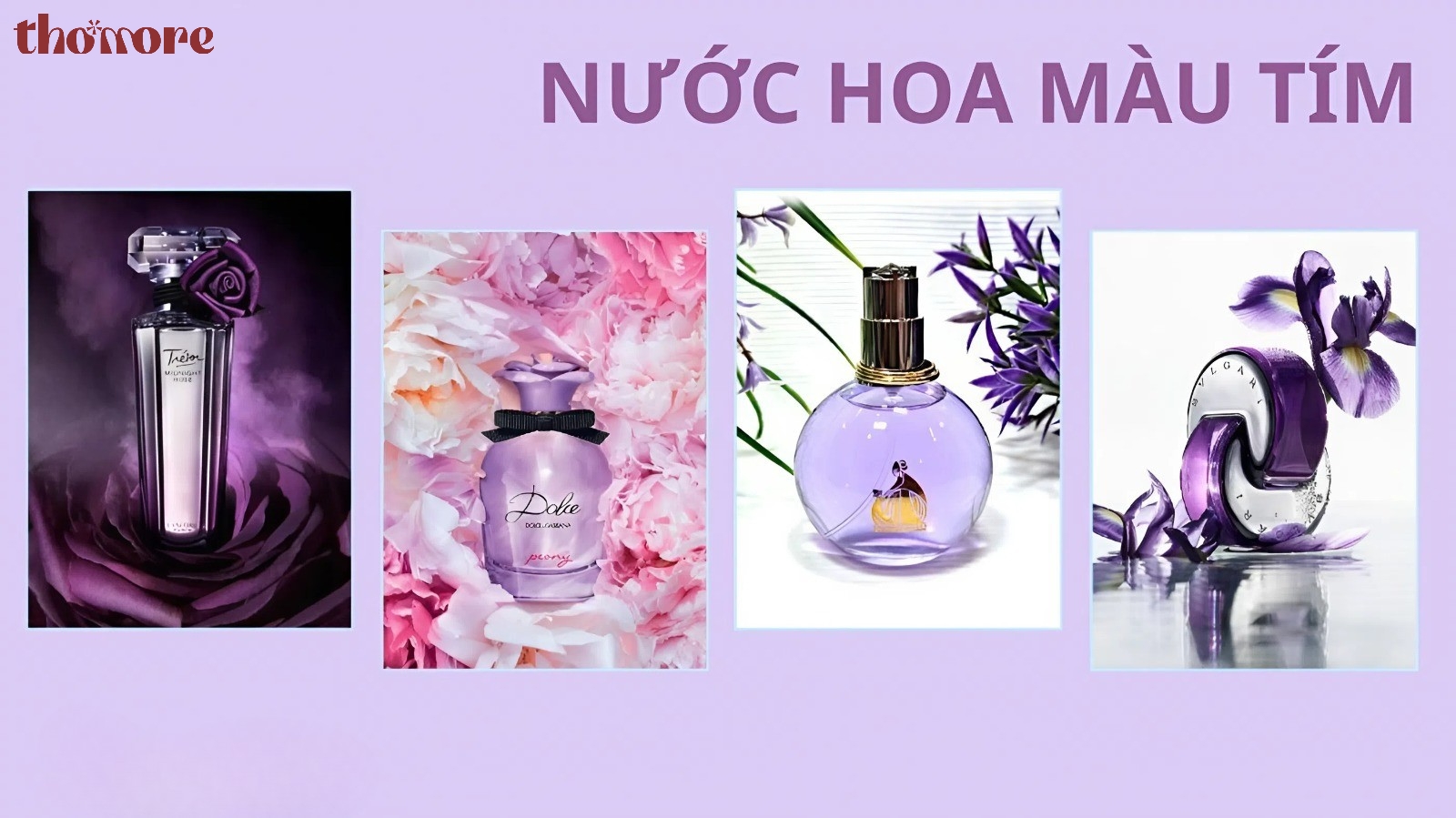 Đặc trưng mùi hương của nước hoa chai màu tím