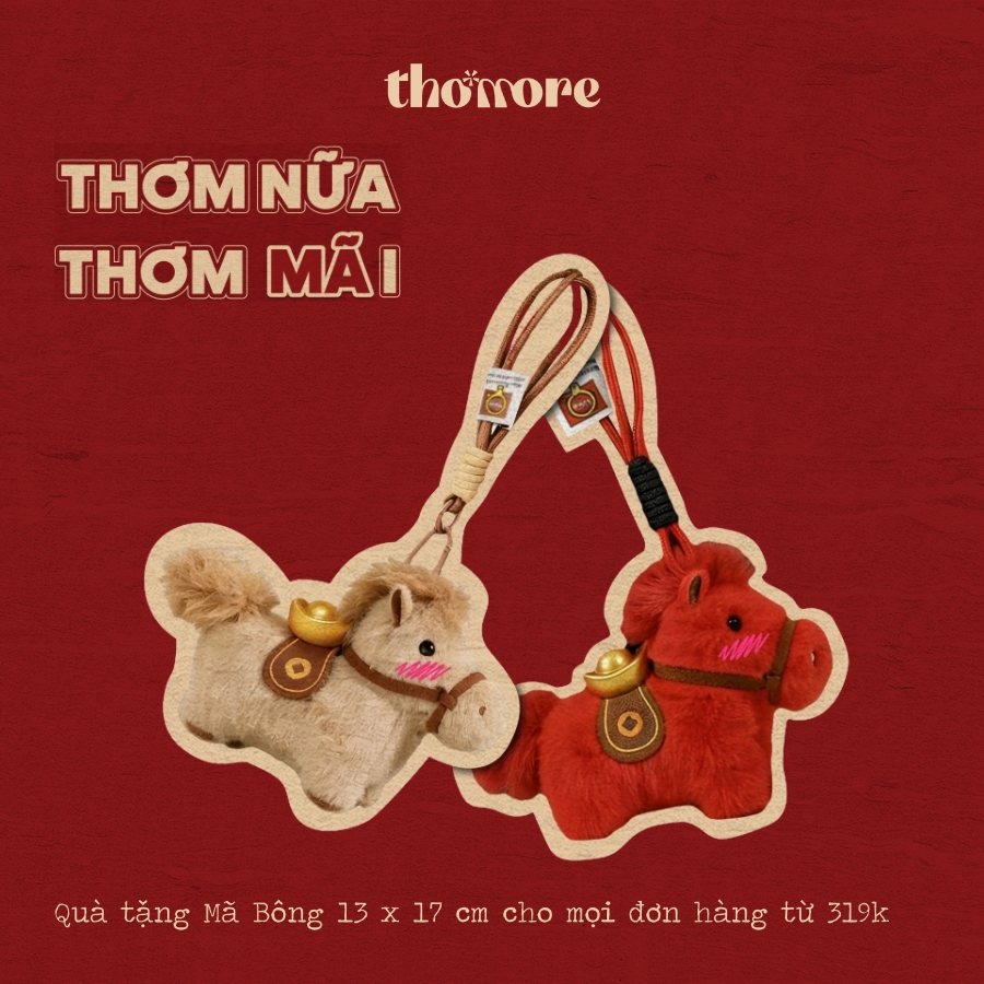 Quà Tặng Thơmore - Mã Bông Xinh Xắn 13 x 17 cm