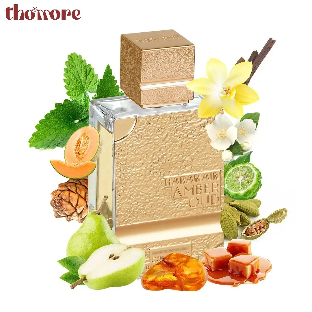 Nước hoa mùa hè ngọt ngào Al Haramain Amber Oud Gold