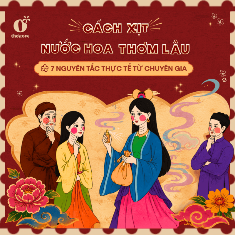 CÁCH XỊT NƯỚC HOA THƠM LÂU: 7 NGUYÊN TẮC THỰC TẾ TỪ CHUYÊN GIA 1 CÁCH XỊT NƯỚC HOA THƠM LÂU