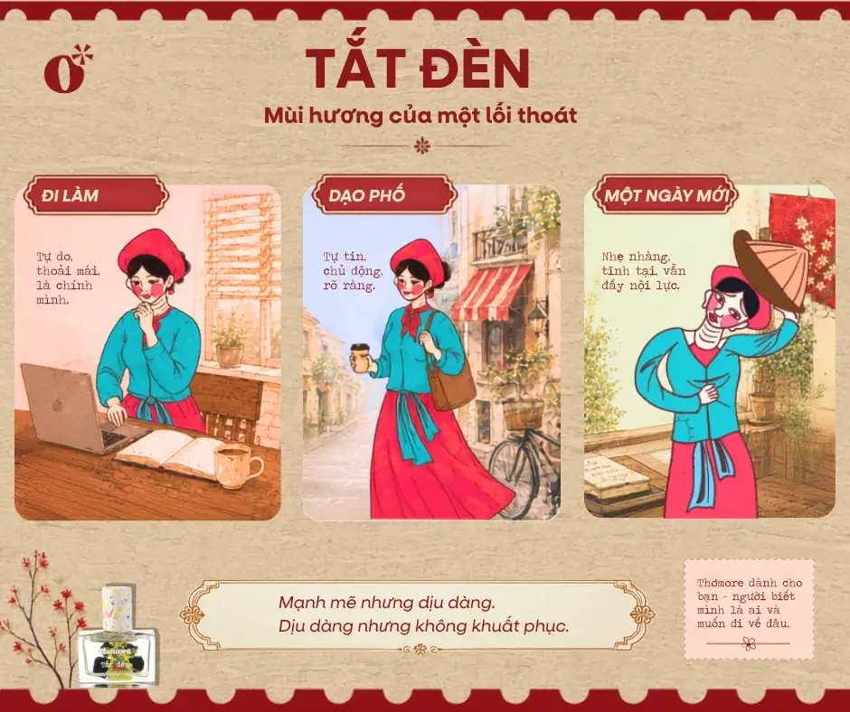 Nước hoa Tắt Đèn có mùi gì? Mùi hương của lối thoát trong đêm tối 6 Tắt Đèn Nên Dùng Khi Nào?
